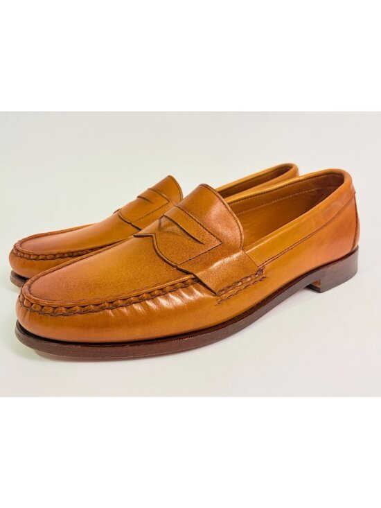 Allen Edmonds Cavanaugh Loafers Mens 13 D Walnut Leather Penny Slip On Shoes main image 7